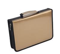 Phefop Case de Lápiz, Bolsa de Bolígrafo, 150 Ranuras Gran Capacidad para Bolígrafos de Colores, Lápices de Dibujo con Mango Cómodo, Escuela Universitaria de Oficina, Fácil de (Gold)