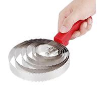Phefop Cepillo para Caballos, Cepillo de Acero de Seis Círculos con Suave, Ideal para el Cuidado de Caballos y Alivio de la Picazón en el Ganado