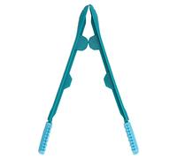 Phefop Cepillo para Ojos de Mascotas, Cabezal de Goma Suave de TPE, Desmontable para una Fácil Limpieza, Ideal para Gatos con Manchas de Lágrimas (azul verde)