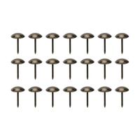 Phefop Clavos de Tapicería, Alfileres Decorativos de Hierro y Cobre Puro Engrosados para Muebles, 100 Piezas de Chinchetas de Estilo Antiguo para Sofás y Manualidades (Bronce antiguo)