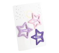 Phefop Clips de Cabello de Star Snap, Resina Plástico, Diseño Hueco Apelación, Opciones 3 Colores, Bodega Segura, Accesorios Versátiles, Barretas Cabello Color Mixto para Mujeres, Dama, Niñas,