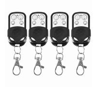 Phefop Cloner Remoto Universal de 4 Canales, Fob de Llave Inalámbrica de 433MHz para Copiar la Alarma de Automóviles de Las Puertas de Garaje, Duplicador de Control Remoto de 4 Piezas