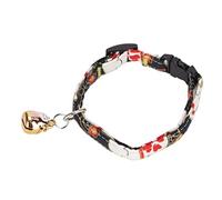 Phefop Collar Japonés de Gato Kimono con Campana de Dibujos Animados para Mascotas Pequeñas, Collar de Chirim Kittens Ajustable para Navidad, Halloween, Celebraciones de Año Nuevo, Necesidades de