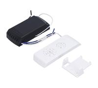 Phefop Control Remoto del Ventilador de Techo con Interruptor de Atenuación, Tiempo Inteligente Inalámbrico y Ajuste de Velocidad, para Sala de Estar, Dormitorio, Escuela