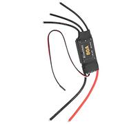 Phefop Controlador de Velocidad Electrónico sin Escobillas 80A, ESC de Alto Voltaje para Aviones y Helicópteros RC, Corriente Máxima Continua de 80A/100A ((80A))