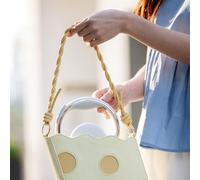 Phefop Correa Retráctil para Mascotas con Luz LED y Dispensador de Bolsas de Basura, Material ABS de Primera Calidad, Correa Retráctil Automática para Paseos Nocturnos para Perros Medianos y Grandes