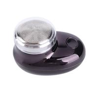 Phefop Cortadora de Barba Eléctrica, Recortadora de Barba Recargable por USB de Acero Inoxidable para Hombres, Recorte Fino, Diseño Portátil para Uso en Viajes (chapado en negro)