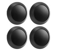 Phefop Cubierta de Cubo de Rueda 102mm OD 94mm ID ABS Negro Tapa | Impermeable, Resistente Al Polvo, Resistente a Arañazos, Modificación Universal del Cubo de Rueda del Vehículo, Set de 4