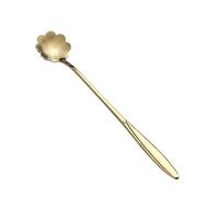 Phefop Cuchara en Forma de Corazón, Cuchara de Postre de Largo de Acero Inoxidable, Redonda para Agitar Helado de té de café, Aproximadamente 150 G para Uso en Postres de Bebidas en café en Casa