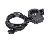 Phefop de Acelerador de Pulgar para Bicicleta Eléctrica, Controlador de Velocidad ABS, Dial de Pulgar con Bocina, Regulador de Dial de Dedo para Bicicleta Eléctrica, Scooter, Triciclo, Ciclistas,
