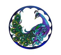 Phefop Decoración Colgante de Pavo Real Exquisitamente Diseñado, Hermoso Colgante Acrílico para el Hogar, un Ambiente de Vacaciones Alegre, Tamaño Adecuado para Exhibición Estética en