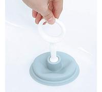 Phefop Desatascador de Fregadero, Herramienta de Desatascar de Plástico para Cocina y Baño, 10,5 Cm X 16,5 Cm, Limpiador de Drenaje Eficiente para Fregaderos y Tuberías (BLUE)