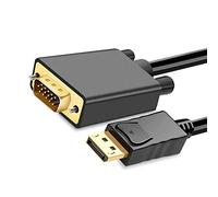 Phefop DisplayPort en el adaptador VGA Cable de transmisión de señal estable eficiente 1,8 M DP en el Cable VGA para el Monitor Projaktorbüro