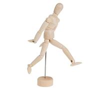 Phefop El maniquí de Madera Original, Modelo de Boceto de Articulación Flexible para Artistas, Fotografía y Dibujo, Color Madera, 5,9 X 1,1 Pulgadas, Ideal para Decoración