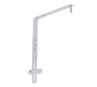 Phefop Elevador de Luz para Acuario, Soporte de Montaje de Luz LED de Aleación de Aluminio, Soporte de Lámpara de Ajustable para Iluminación de Plantas de Peceras, Uso de Colgante (SILVER)