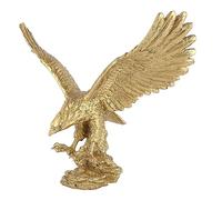 Phefop Escultura de Cabeza de Águila en Resina para Decoración de Oficina Sala de Estar Navidad Regalo para Amantes de Aves Animales Salvajes Diseño Realista con Detalles en Ojos y Postura Estética