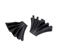 Phefop Extensión de Dispersión de Agua de Lluvia Fácil Instalación y Conservación de Energía para Material Plástico de Jardín Doméstico (BLACK)