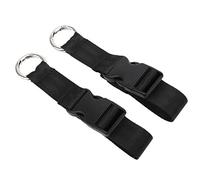 Phefop Ganchos Colgantes de Silla de Ruedas Universales 2 Piezas, Auto Adhesivo Ajustable, Ganchos Colgantes de Silla de Ruedas de Nylon, Negro, Lleva Convenientemente Sus Cosas,