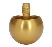 Phefop Giroscopio Giratorio de Metal para Niños y Adultos, Juguete de Acero Inoxidable con Tapa Abatible sobre la Parte Superior, Regalos para Matar el Tiempo, Estrés y Ansiedad, 2 (Gold)