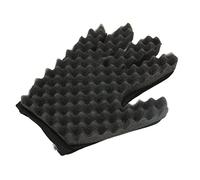 Phefop Guantario de Esponja de Cabello Esponja Afro Coil Rizado para una de Ola de Cabello Rizado Grueso con Material de Alta Densidad para el Estilo de Salón de Barbero