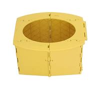 Phefop Inodoro Ligero para Bebés para Baño Portátil Plegable para Bebés para un Viaje de Campamento, Transporte Fácil y Limpio, Material de PP, Conducción de Larga Distancia (YELLOW)