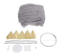 Phefop La Mosquitera de Malla para el Hogar de Color Elegante Brinda Protección Suave para el Dosel de La Cama de los Niños del Dormitorio del bebé (Gray)