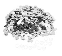 Phefop Lentejuelas de Corazón Brillante, 3000 Piezas de Confeti en Forma de Corazón, Lentejuelas de Brillante de PVC, Suministros de Confeti de Celebración Festiva para Navidad, Boda, Cumpleaños