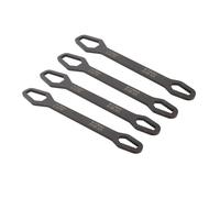 Phefop Llave Universal, Llave Autoajustable de Doble Punta, Acero de Alta Dureza para Tuercas de 8 a 22 Mm, Ideal para Construcción, Carpintería, Reparación de Automóviles (BLACK)