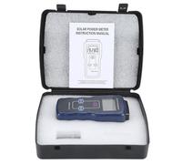 Phefop Medidor de Energía Solar, Probador de Mediación Solar Medidor de Luz Compacta Compacta para Meteorología Experimentos ópticos Físicos Investigación Energética