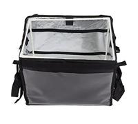 Phefop Mochila Aislada para Entrega de Alimentos, Bolsa de Tela Oxford de 10 litros con Diseño Térmico Multicapa, Marco de Soporte Interno, Tablero Hueco Acolchado y Tiras Reflectantes