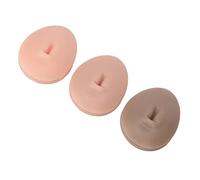 Phefop Modelo de Botones de Silicona 3D Reutilizables para la Perforación del Vientre, la Enseñanza de la Acupuntura, el Modelo de Práctica de 3pc para la Medalla de la Piel Clara de la Luz