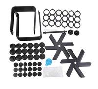 Phefop Organizador Giratorio de Estante, Material ABS, Carrusel de 18 Tarros Que Ahorra Espacio para Encimera de Cocina