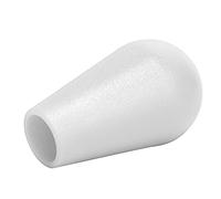 Phefop Palanca de Mando con Cabezal de Bola Estilo M6, Basculante Ovalado ABS para Consolas de Juegos, Control Fácil y Cómodo (WHITE)