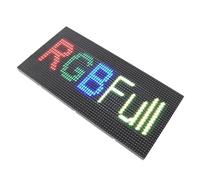 Phefop Pantalla LED P10, Tablero de Mensajes LED Programable con Letrero a Todo Color RGB de 12,6x6,3 Pulgadas con WiFi USB Tecnología SMD de Alta Resolución para Publicidad en