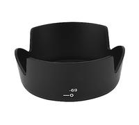 Phefop Parasol HB-69 para Nikon 18-55mm VR II con Tapa de Lente | Construcción de Plástico, Bloquea la Luz Dispersa, Compatible con D3200 D3300 D5200 D5300, Evita Daños en la Lente