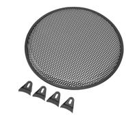 Phefop Parrilla de Altavoz de 12 Pulgadas, Protector de Subwoofer de Hierro, Cubierta Circular, Protector de Malla de Audio con Hardware de Montaje para Coche RV