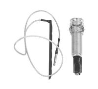 Phefop Pastilla de Guitarra Acústica Debajo del Sillín, Pastilla Piezoeléctrica con Conector de Salida Endpin de 6,35mm, Alta Sensibilidad, Fácil Instalación