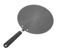 Phefop Placa Difusora de Calor, Placa Redonda de Aleación de Aluminio, Reductor de Difusor de Calor, Protector de Llamas, de Cocción a Fuego Lento con Extraíble para Estufas de (Los 24cm)