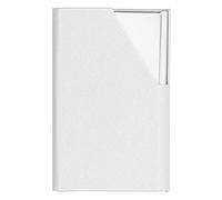 Phefop Porta tarjetas de visita fino de acero inoxidable, exquisito porta tarjetas de visita para uso comercial, apto para la venta al por menor o la promoción publicitaria, #7, #7