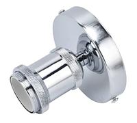 Phefop Portalámparas E27 Aluminio Hierro ABS Soporte de Luz de Techo Vintage Base E26 100 a 240 V Montaje Expuesto para Bar Pub Pasillo Dormitorio Iluminación Accesorio de Bombilla Retro (SILVER)