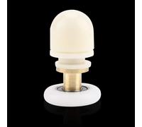 Phefop Rodillos para Puerta de Ducha de 8 Piezas, Juego de Polea ABS de Latón para un Funcionamiento Suave en Puertas de Ducha de Vidrio de 4-8 Mm en Baños (25mm)