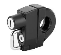 Phefop Seguridad del Casco de la Motocicleta de 22 Mm, Bloqueo de Metal Resistente a la Intemperie, Bloqueo de Casco de Motocicleta Universal Antirrobo