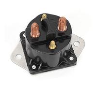Phefop Solenoide de relé de Control de Cabrestante 28631, relé de Solenoide de 12 V de 4 Terminales de Acero Inoxidable, Reemplazo para Cabrestante de Advertencia Fuera de Borda de Cart Car Club