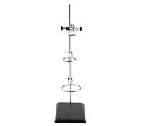 Phefop Soporte de Laboratorio Juego de Soporte de Hierro con Abrazaderas Ajustables para Escuelas y Laboratorios de Investigación de Retorta Duradero para Experimentos de Química y Física