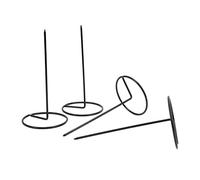 Phefop Soporte para Recibos de 4 Piezas, Material de Hierro, Diseño de Púas Eficiente, Perfecto para Uso en Restaurantes y Cocinas