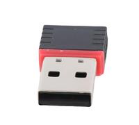 Phefop Tarjeta de Red Inalámbrica USB 2.0 Adaptador WiFi con Velocidad de Transmisión Rápida para Descargar Música, Diseño Compacto para Viajes