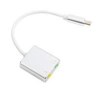 Phefop Tarjeta de Sonido Externa de Aluminio Tipo C de 3,5 Mm para Teléfonos Móviles, Tabletas, Notebooks, Entrada de Micrófono y Salida de Auriculares, Cancelación de Ruido Plug and