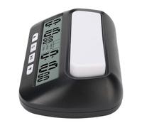 Phefop Temporizador de Reloj de Ajedrez Digital, Material ABS, Volumen Ajustable, Cronometraje Profesional para Competiciones de Ajedrez, Diseño Compacto para Jugadores y Entusiastas