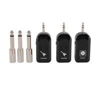 Phefop Transmisor Inalámbrico de Guitarra Receptor ABS Modulación Digital Inalámbrico de Guitarra Retardo de 2,5 Ms 30 Hz a 18 KHz 6 a 8 H Uso para Músicos de Puesta en Escena