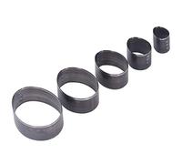 Phefop Troquelador de Cuero de 5 Uds, Troqueles de Corte Ovalados de Acero de Alta Velocidad para Manualidades de Cuero, Perfecto para Equipaje y Proyectos Domésticos